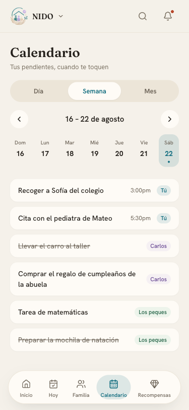 Tus pendientes, cuando te toquen